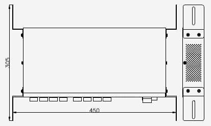 TX6620CAN總線(xiàn)交換機立柜安裝尺寸