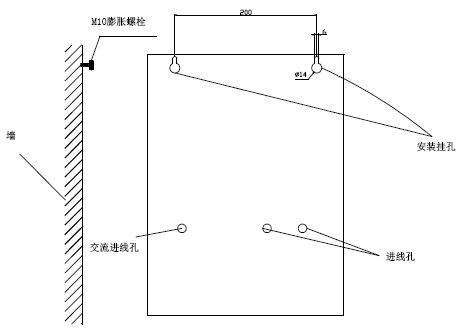 GST-DY-JA2200家用火災報警控制器專(zhuān)用電源箱采用壁掛式安裝